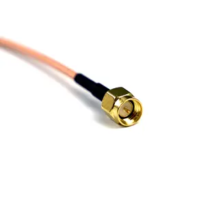 Kabel jump RF 75 OHM SMB jack female ke F male RG179 RG316 RG178 perakitan kabel koaksial