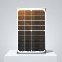 Module solaire en verre 30W de qualité A+ pour l'alimentation extérieure des panneaux routiers, caméras de sécurité et alarmes de voie d'accès