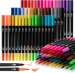 Juego de 36 Rotuladores de Acuarela con Doble Punta, para Dibujo, Bocetos, Arte y Pintura - Product Image 1