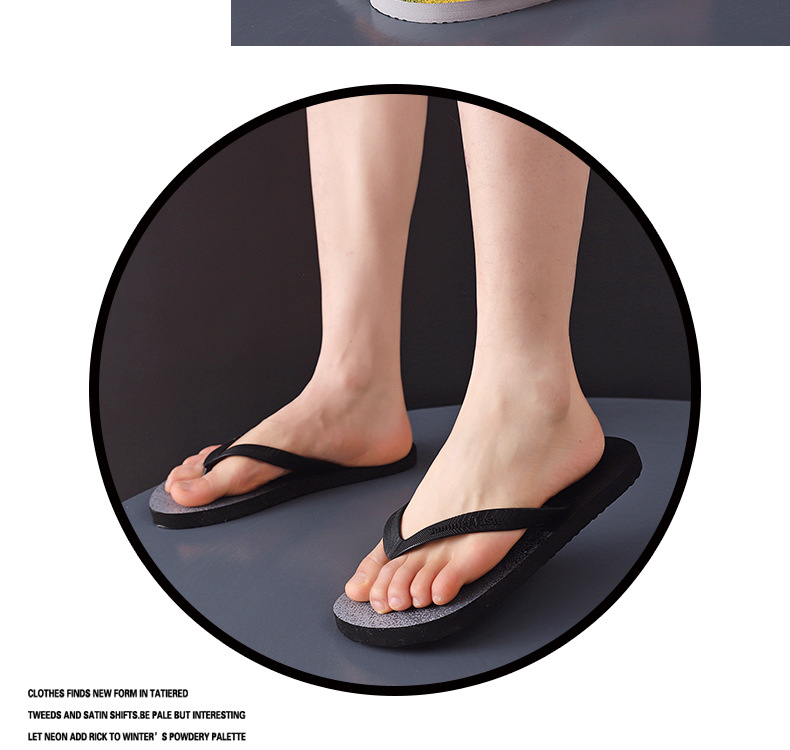 Men Summer Slides Eva Flip Flops Slippers Non-slip Indoor Outdoor Beach Flipflops