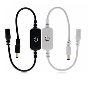 LED Strip Lights <span class=keywords><strong>Dimmer</strong></span> với cảm ứng thiết bị chuyển mạch Inline On/Off chuyển đổi cáp <span class=keywords><strong>DC</strong></span> cắm nối điều chỉnh độ sáng Diming điều khiển - Product Image 5