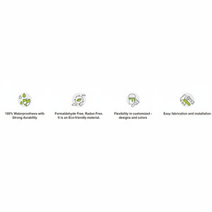 Panneau mural Art mural Design Revêtement mural Feuille décorative murale - Product Image 1