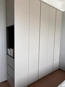 Armadio Moderno Convertibile in Legno con Pannelli, Altezza Regolabile, Portatile, Autoportante per Casa, Ospedale, Soggiorno - Product Image 2