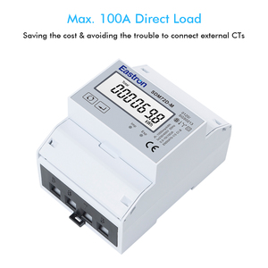 Medidor de Electricidad Inteligente Trifásico SDM72D-M con Pantalla LCD Digital <span class=keywords><strong>y</strong></span> Modbus RTU RS485 - Product Image 2