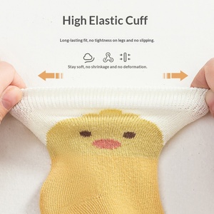 Calcetines Antideslizantes para Bebés y Niños Pequeños, con Diseño <span class=keywords><strong>de</strong></span> Pingüino <span class=keywords><strong>de</strong></span> Dibujos Animados, Cálidos, Sin Costuras, <span class=keywords><strong>de</strong></span> Spandex/Nailon/Algodón, para Primavera - Product Image 5