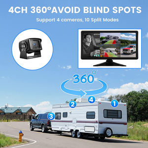 Sistema de Detección de Punto Ciego para Camiones, Advertencia de Peatones y Vehículos, DVR de Reversa con IA, Monitor de 10.36 Pulgadas, Cámara, Alarma de Fatiga del Conductor, Vista de 360 Grados - Product Image 3