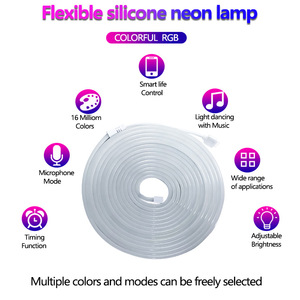Addressable Pixel Neon Light <strong>Strip</strong> Music Remote Control 06*12mm 8*17mm 12v 24v <strong>IP67</strong> Tuyu DIY RGBIC <strong>LED</strong> <strong>Flexible</strong> Neon Light Kits