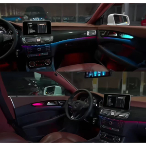 ไฟตกแต่งภายในรถยนต์สำหรับ Mercedes Benz CLS W218 ปี 2012-2017 ชุดไฟบรรยากาศแบบ Hourglass <span class=keywords><strong>Tweeter</strong></span> อุปกรณ์เสริม - Product Image 3