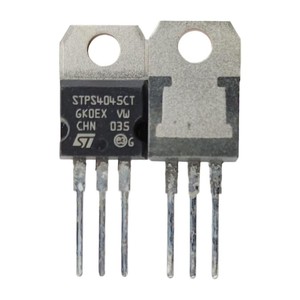 Diodo Rectificador Schottky STPS4045CT 4045, 40A 45V TO-220AB, Diodo de Potencia de Cátodo Común Dual para Fuente de Alimentación Conmutada - Product Image 2
