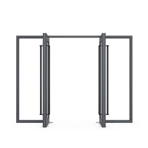 Puertas Comerciales OUNA para Tiendas, Resistentes <span class=keywords><strong>al</strong></span> Viento, con Marco de Aleación de Aluminio y Vidrio, Diseño Francés, para <span class=keywords><strong>Supermercados</strong></span> y Uso en Exteriores - Product Image 1