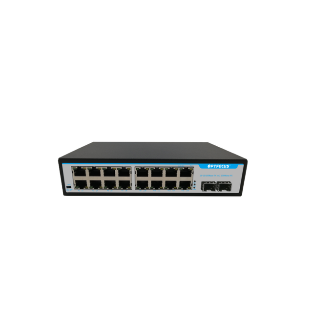 16 port Gigabit network Switch with POE for CCTV project wholesale from manufacturer