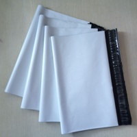 Sac de courrier d'expédition biodégradable et compostable avec logo de taille personnalisée à très faible quantité minimale de commande 100% sacs postaux en plastique pour amidon de maïs