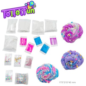 Kit de slime à bulles DIY 5 pièces, non toxique, jouet sensoriel anti-stress pour enfants, couleurs personnalisées, cadeau idéal pour les fêtes - Product Image 5