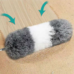 Extra Long Telescopic Microfiber Car Duster Soft Removable <strong>Feather</strong> Duster Irregular Ceiling Fan <strong>Cleaner</strong> - Product Image 2