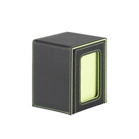 Boîte de rangement magnétique pour cartes en cuir PU, vente chaude OEM, 100+ cartes, pour jeux de cartes Magic, Yugioh, MTG, TCG, avec logo personnalisé