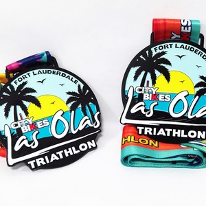 Medal Manufacturer Wholesale Cheap Design Blank Zinc Alloy 3D Gold Award Marathon Running Custom Metal Sport Medal - Product Image 6