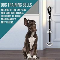 Sangle réglable en nylon pour clochettes d'entraînement pour chiens, sifflet pour chien, 7 grands sifflets métalliques puissants pour l'apprentissage de la propreté, pour le camping et l'intérieur