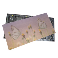 Module d'écran LED à grain de bois 320*160mm personnalisable à prix d'usine avec animation pour affichage en magasin et ascenseurs