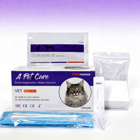 Kit de test de diagnostic vétérinaire pour chats : Détection de l'antigène de la leucémie féline (FeLV) et des anticorps du VIH félin (FIV) – Vente en gros, service OEM personnalisé
