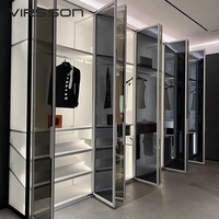 Armoire de chambre moderne et élégante avec tiroirs coulissants, durable, écologique, résistante à l'humidité, taille personnalisable, garantie 5 ans