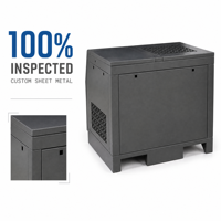 Boîtier de protection personnalisé en alliage d'aluminium et acier inoxydable TZR, traitement de surface par anodisation/placage, fabrication de tôlerie