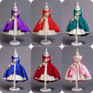高品質新しい夏の女の子のドレスふわふわメッシュ子供用妖精ドレス赤ちゃんプリンセスドレス