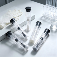 Kit de seringues en verre OEM de 1 ml dans un emballage tube transparent, cartouche Luer Lock avec logo personnalisé pour les marques