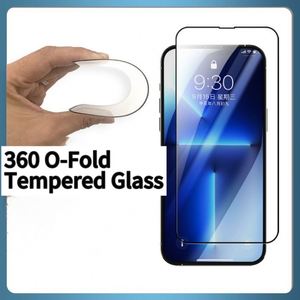 Protezione Schermo Pieghevole a 360 Gradi a Forma di <span class=keywords><strong>O</strong></span> per Redmi K50 e <span class=keywords><strong>Samsung</strong></span> A36 A56, Vetro Temperato 2.5D Antigraffio per Telefoni Cellulari - Product Image 2
