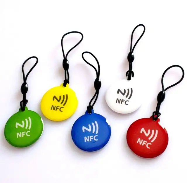 SUNLANRFID özel Logo baskı anahtar RFID etiketi RFID anahtarlık RFID anahtarlık FOB