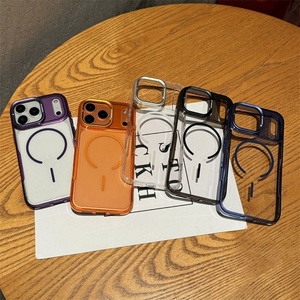 Funda Magnética Transparente con Soporte Invisible para Lentes, para iPhone 17 Pro Max, Air 16, 15, 14 Plus, con Anillo de Carga Inalámbrica - Product Image 2