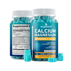 Caramelle Gommose per la Crescita con Calcio, Zinco e Magnesio, Integratore Naturale per Aumentare l'Altezza e Supportare la Densità e la Forza delle Ossa - Product Image 4