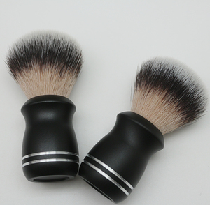 JDK-<span class=keywords><strong>Blaireau</strong></span> à barbe <span class=keywords><strong>haut</strong></span> <span class=keywords><strong>de</strong></span> <span class=keywords><strong>gamme</strong></span> à manche en métal, marque privée, <span class=keywords><strong>blaireau</strong></span> végétalien pour cheveux synthétiques avec boîte en papier, kit - Product Image 5