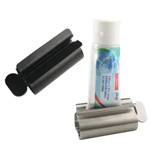 Pince à dentifrice domestique de haute qualité en acier inoxydable, Mini-presse manuel, pour Tube de dentifrice, personnalisé, 10 pièces