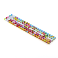 BECOL gros fruits parfumés crayons HB étudiant crayon Standard Logo personnalisé imprimé crayon en bois avec gomme