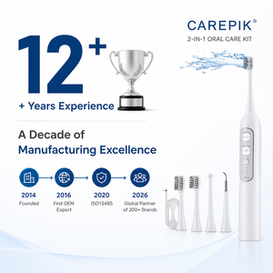 Carepik Nouveau Nettoyeur Interdentaire Portable Étanche IPX7 Sans Fil avec 3 Modes pour la Santé Quotidienne des Gencives et Brosse à Dents Sonique - Product Image 3