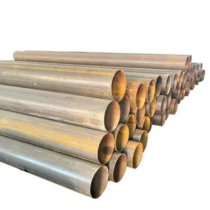 Düz dikiş kaynaklı boru boru ERW karbon çelik borular API 5L X42 X60 özel 200mm 360mm çap