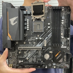 Ban đầu AORUS Elite B460 mATX Bo mạch chủ với 2 * M.2 NVMe 4 * DDR4 RAM Khe cắm - Product Image 2