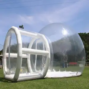 Tente gonflable de bulle de tente de bulle de vente chaude maison gonflable de bulle avec la tente de dôme de tunnel pour la partie