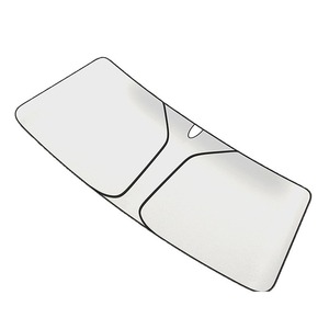 Pare-soleil de voiture pour pare-brise avant, argent titane, pliable, protection contre la chaleur, usage général - Product Image 1