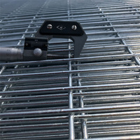 Clôture de sécurité pour prison 358, panneau périmétrique en treillis soudé anti-escalade 76,2x12,7 mm, clôture en treillis soudé 358