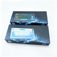Scatola per Imballaggio Tastiera Meccanica con Logo Personalizzato, Confezione Regalo Premium in Cartone Rigido per Tastiera da Gaming con Inserto in Schiuma Personalizzato