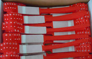 Pulsera de Identificación de <span class=keywords><strong>PVC</strong></span> Impermeable para <span class=keywords><strong>Hospital</strong></span>, con Logotipo Personalizado, para Uso del Paciente - Product Image 2