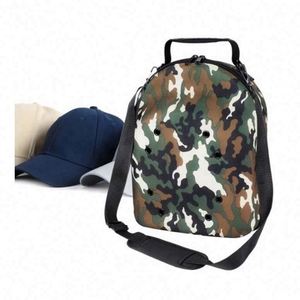 EVA Hard Hat Travel Case for 4~ 6 Baseball <b>Caps</b> Portable Camouflage Printed <b>Cap</b> Bag with Existing Tooling - Product Image 1