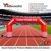 Arche gonflable personnalisée avec logo, en tissu Oxford imperméable, pour ligne de départ/arrivée, événements sportifs en plein air et publicité