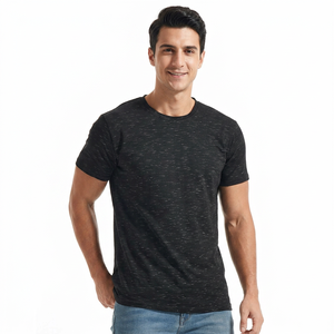 Camisetas Formales Elegantes para Hombre con Logotipo Frontal, 100% Algodón, Anti-Pilling, Corte Holgado, Manga Corta para Uso Diario y Salidas - Product Image 1