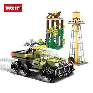 Woma Speelgoed Eigen Merk Slagveld Wapen Militair Leger Model Kleine Bouwstenen Educatief Diy Speelgoed Voor Kinderen