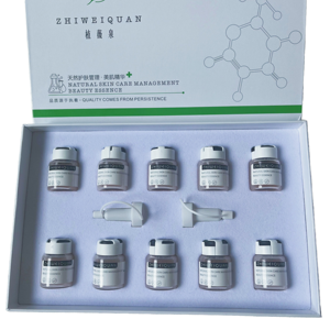 Natural Face Serum Hyaluronic Acid <b>Liquid</b> Ampoule for Radiance-Restoring Wrinkle-Reducing Pore Shrinking De-Aging Moisturizing - Product Image 2