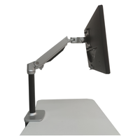 Support mural pour écran d'ordinateur de 17 à 32 pouces, bras de moniteur à ressort à gaz avec bras flexible, support pour tablette pour l'école