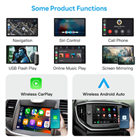 Interface vidéo sans fil CarPlay Android Auto Exploter LVDS RGB pour Maserati Fiat Chrysler Dodge 2013-2016 avec écran 8,4 pouces