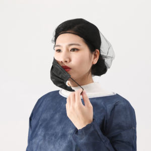 หน้ากากอนามัยทางการแพทย์ผ้าใยสังเคราะห์แบบใช้แล้วทิ้งสำหรับเด็กผู้ใหญ่ชุดหน้ากากแบนสีดำสีชมพู - Product Image 6